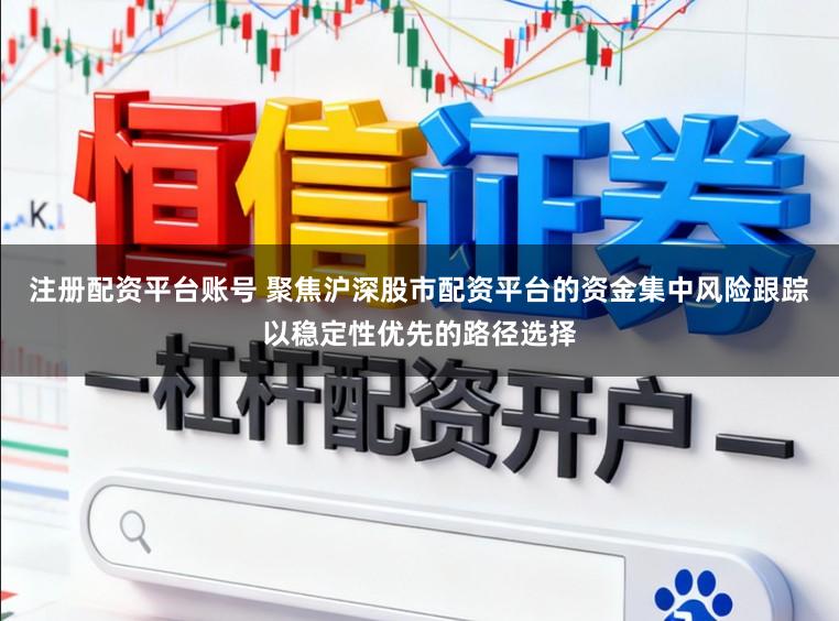 注册配资平台账号 聚焦沪深股市配资平台的资金集中风险跟踪以稳定性优先的路径选择