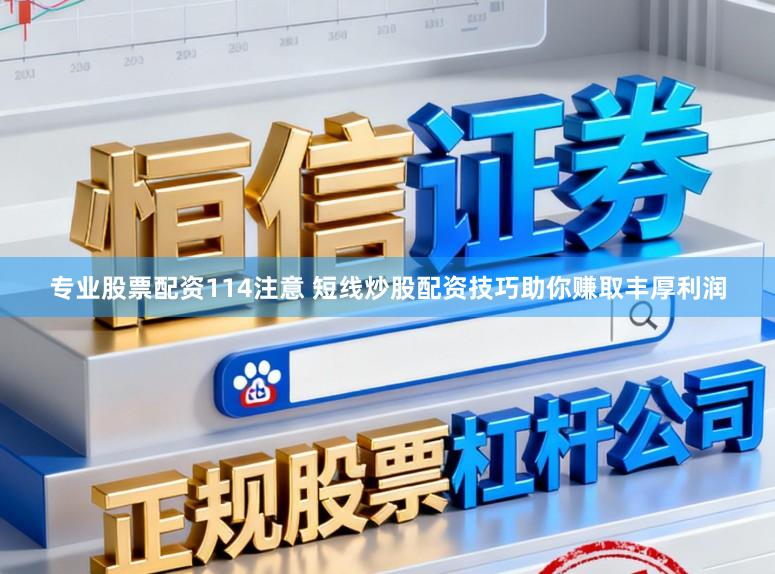 专业股票配资114注意 短线炒股配资技巧助你赚取丰厚利润